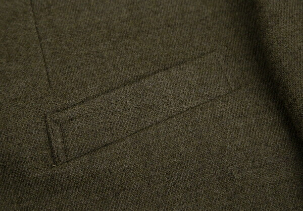 KENZO Wool Cotton 2-Button Jacket Khaki Size M