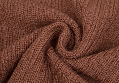JURGEN LEHL Stole Trim Knit Cardigan Apricot Size M