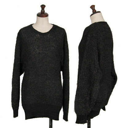 JURGEN LEHL Wool Blend Low Gauge Knit Sweater Black Size M