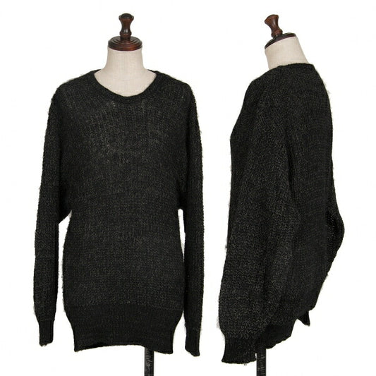 JURGEN LEHL Wool Blend Low Gauge Knit Sweater Black Size M