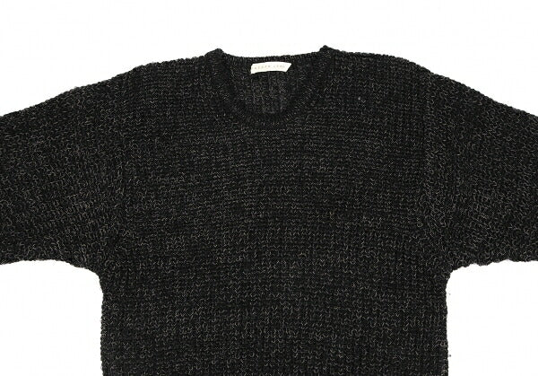 JURGEN LEHL Wool Blend Low Gauge Knit Sweater Black Size M