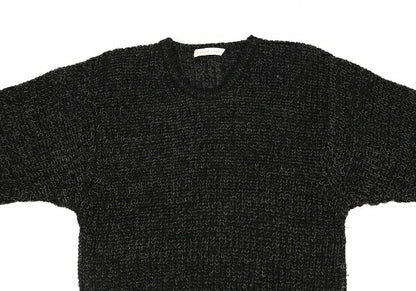 JURGEN LEHL Wool Blend Low Gauge Knit Sweater Black Size M