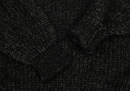 JURGEN LEHL Wool Blend Low Gauge Knit Sweater Black Size M