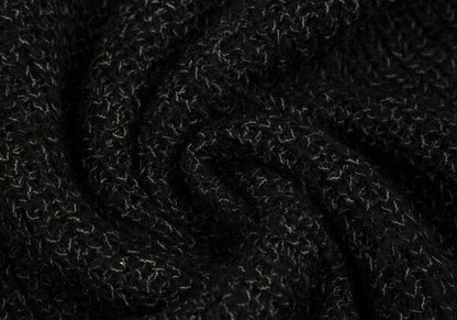 JURGEN LEHL Wool Blend Low Gauge Knit Sweater Black Size M