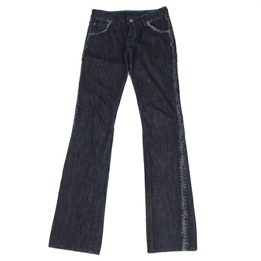 ISSEY MIYAKE A-POC Side Woven Jeans Navy