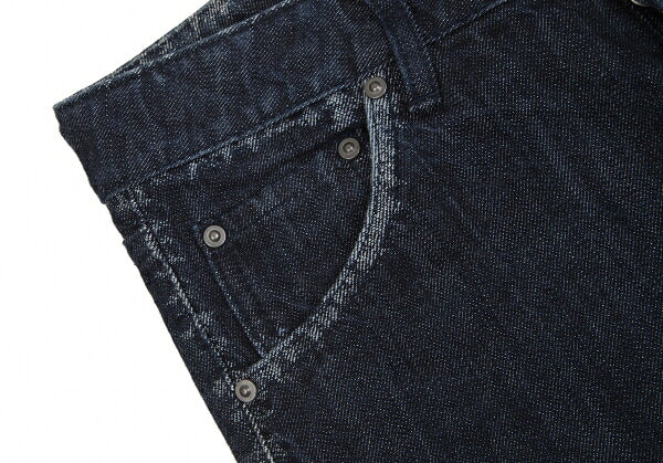 ISSEY MIYAKE A-POC Side Woven Jeans Navy