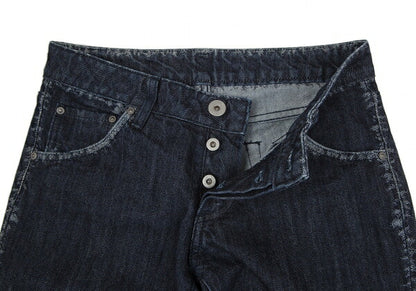 ISSEY MIYAKE A-POC Side Woven Jeans Navy