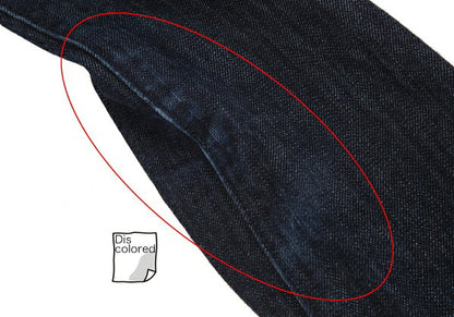 ISSEY MIYAKE A-POC Side Woven Jeans Navy