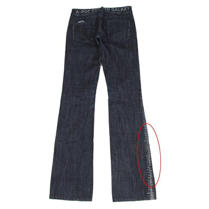 ISSEY MIYAKE A-POC Side Woven Jeans Navy