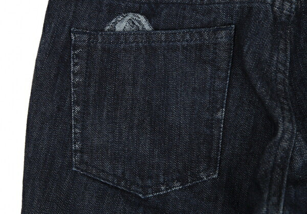 ISSEY MIYAKE A-POC Side Woven Jeans Navy