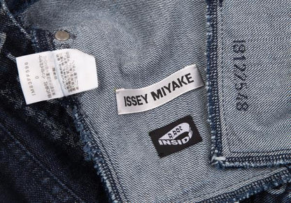 ISSEY MIYAKE A-POC Side Woven Jeans Navy