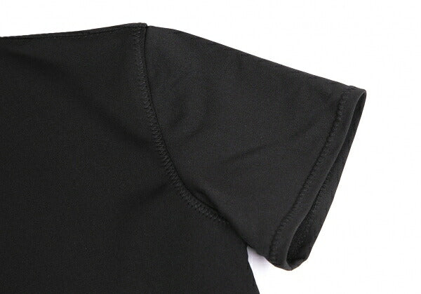Jean Paul GAULTIER Stretch Short Sleeve Tunic Black Blouse Size 9
