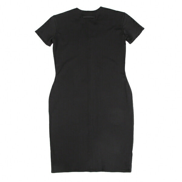 Jean Paul GAULTIER Stretch Short Sleeve Tunic Black Blouse Size 9
