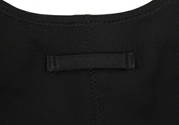 Jean Paul GAULTIER Stretch Short Sleeve Tunic Black Blouse Size 9