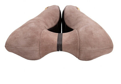 GIORGIO ARMANI Suede Pumps Beige Size 36