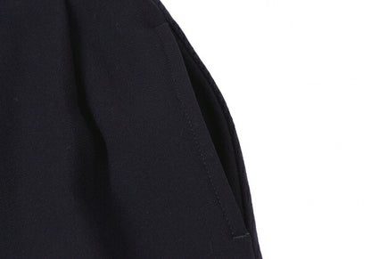 Y's Wool Straight Pants Navy Size M