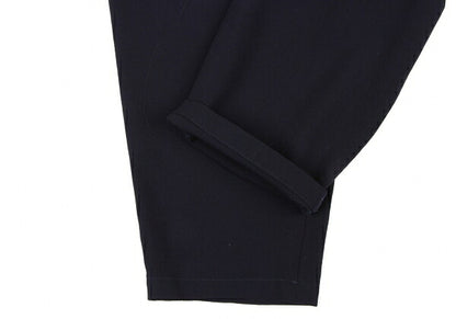 Y's Wool Straight Pants Navy Size M