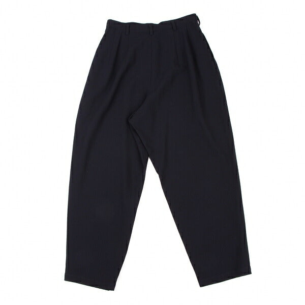 Y's Wool Straight Pants Navy Size M