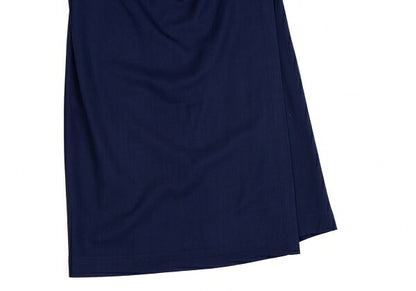 ISSEY MIYAKE Wool Wrap A-line Skirt Navy Size M