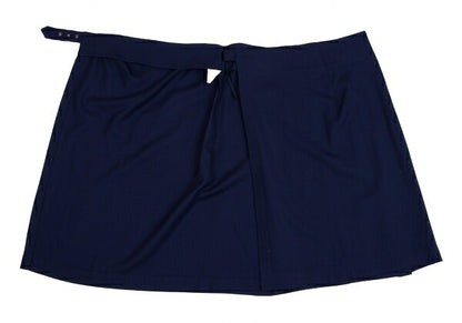ISSEY MIYAKE Wool Wrap A-line Skirt Navy Size M