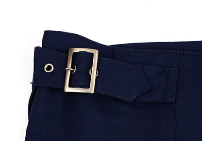ISSEY MIYAKE Wool Wrap A-line Skirt Navy Size M