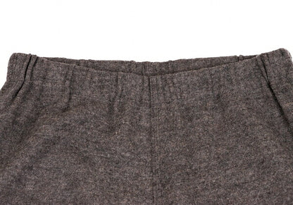 JURGEN LEHL Wool Tapered Easy Pants Greige Size M