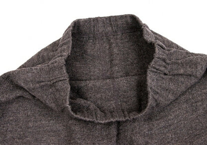 JURGEN LEHL Wool Tapered Easy Pants Greige Size M