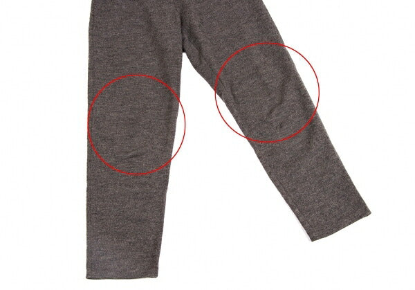 JURGEN LEHL Wool Tapered Easy Pants Greige Size M