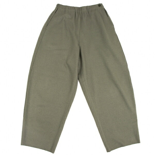 JURGEN LEHL Wool Raw Hem Knit Pants Green Size M
