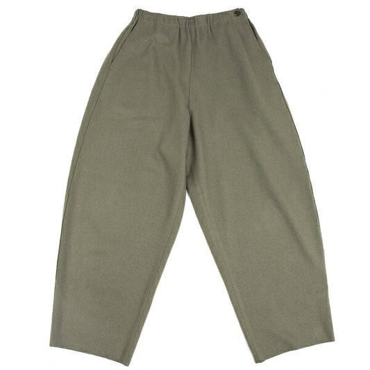 JURGEN LEHL Wool Raw Hem Knit Pants Green Size M