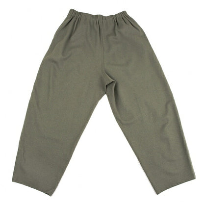 JURGEN LEHL Wool Raw Hem Knit Pants Green Size M