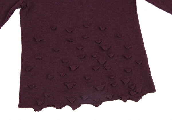 ISSEY MIYAKE HaaT Wool 3D Triangle Knit Sweater Red Size 2