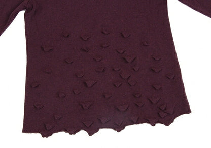 ISSEY MIYAKE HaaT Wool 3D Triangle Knit Sweater Red Size 2