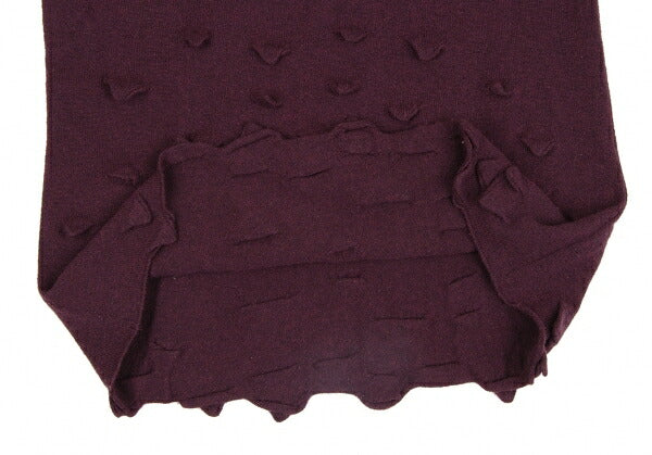 ISSEY MIYAKE HaaT Wool 3D Triangle Knit Sweater Red Size 2