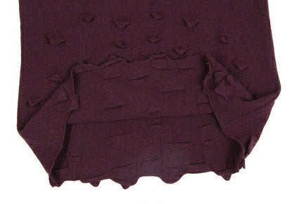 ISSEY MIYAKE HaaT Wool 3D Triangle Knit Sweater Red Size 2