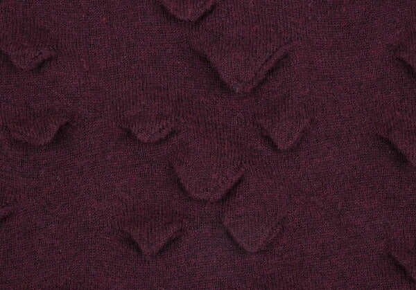 ISSEY MIYAKE HaaT Wool 3D Triangle Knit Sweater Red Size 2