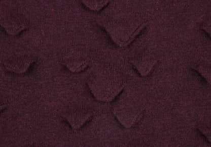 ISSEY MIYAKE HaaT Wool 3D Triangle Knit Sweater Red Size 2