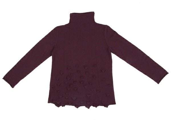 ISSEY MIYAKE HaaT Wool 3D Triangle Knit Sweater Red Size 2