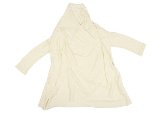 ISSEY MIYAKE HaaT Rayon Blend Drape Long Cream Size 2
