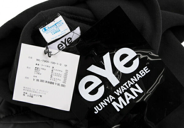 Champion x eYe JUNYA WATANABE MAN 23AW Ripstop Hoodie Black Size M