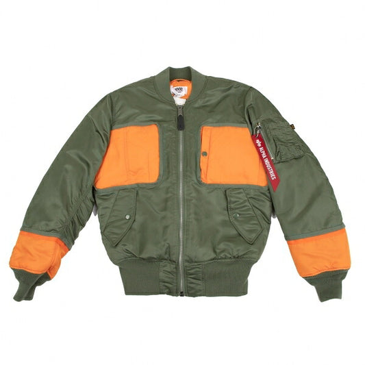 ALPHA x eYe JUNYA WATANABE MAN Reversible MA-1 Jacket Green Size XS