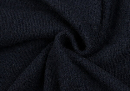 COMME des GARCONS Garment Dyed Frill Cardigan Navy Size S