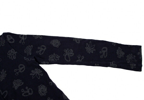 CCOMME des GARCONS All-Over Print Knit Cardigan Blue Size SS