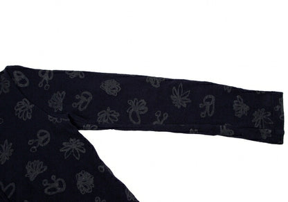 CCOMME des GARCONS All-Over Print Knit Cardigan Blue Size SS