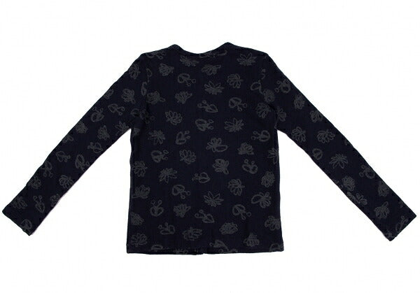 CCOMME des GARCONS All-Over Print Knit Cardigan Blue Size SS