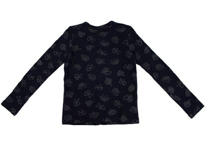 CCOMME des GARCONS All-Over Print Knit Cardigan Blue Size SS