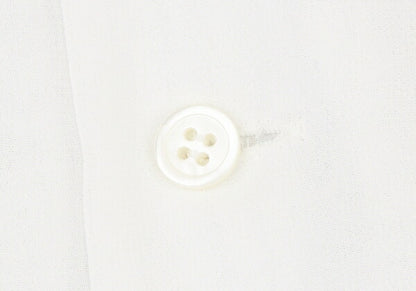 COMME des GARCONS Sheer Fur Trim Shirt White Size XS