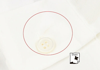 COMME des GARCONS Sheer Fur Trim Shirt White Size XS