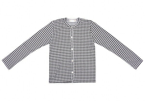 COMME des GARCONS Houndstooth Cardigan White Size XS