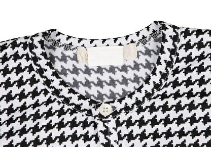 COMME des GARCONS Houndstooth Cardigan White Size XS